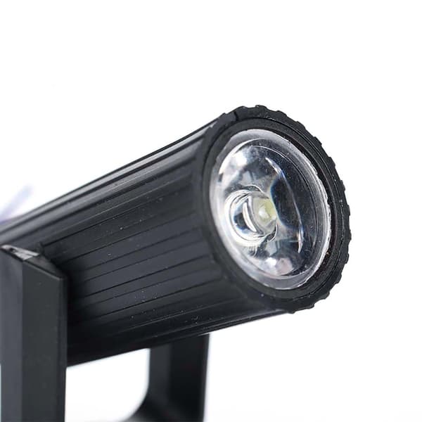 LED Mini Spotlight, Svart, Scenelys for KTV Bar, Disco Flash Light