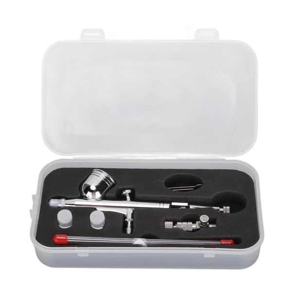 Gravity Feed Airbrush-sett, Dobbel Action, 3 Dysesett, for Kunstmaling og Håndverk