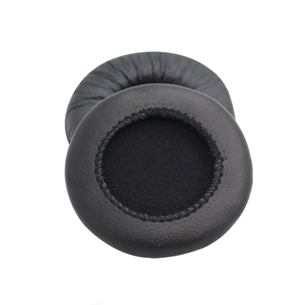 Erstatningsørepuder til Sennheiser PX 100/100-II/200, sort, læder, memoryskum, 1 par
