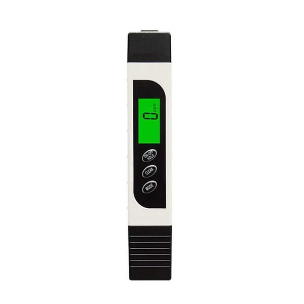 TDS-måler Digital Vandtester, 3 i 1 EC- og Temperaturmåler, 0-9990 ppm, LCD-baggrundsbelysning