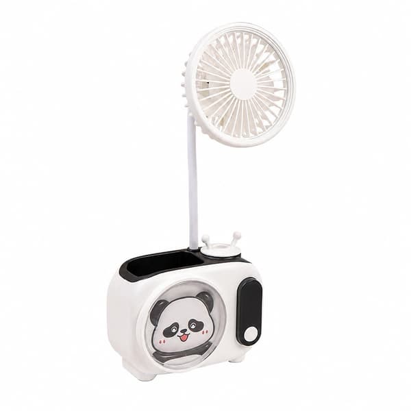 Mini USB Genopladelig Ventilator, Bærbar Bordventilator, Lille Panda Design, MU352A