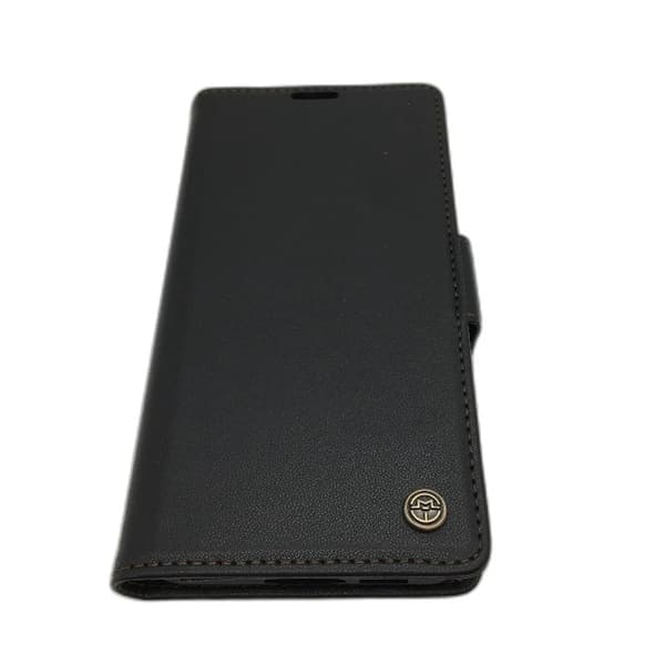 PU læder kortholder kickstand cover til Samsung Galaxy S23 FE - Sort
