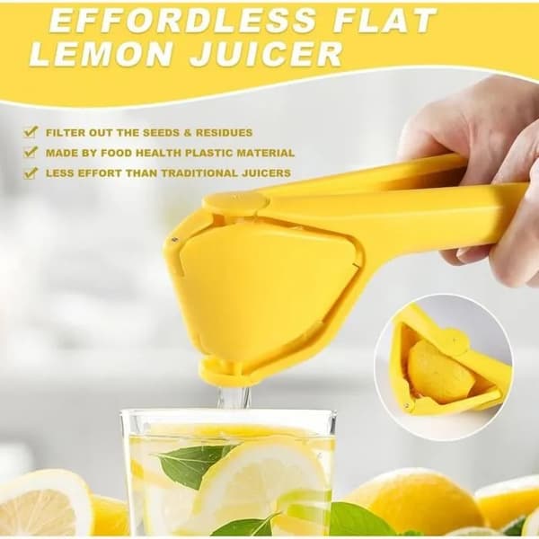 Manuel citruspresser, ABS, holdbar, til citroner, limefrugter og appelsiner