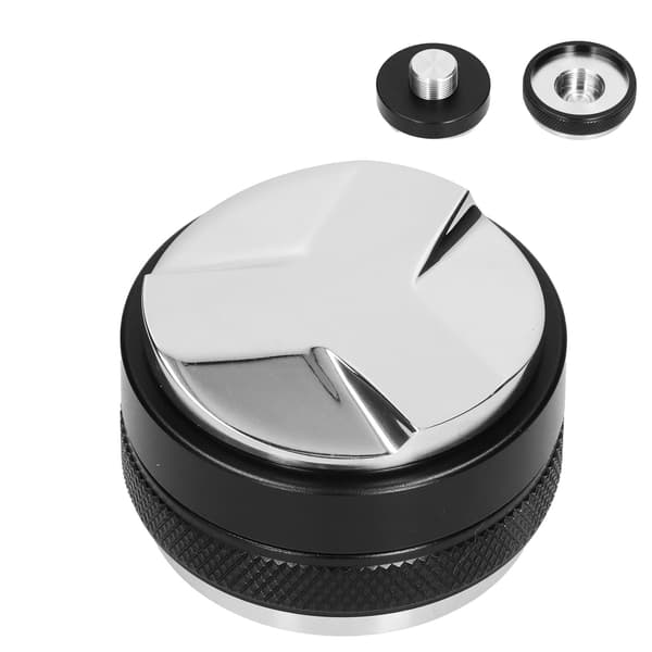 53 mm kaffetamper, dobbelt hovedudjævner, 2-lags justerbar dybde, håndtamper 58mm