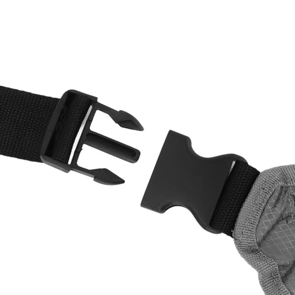Fluefiskevest Åndbar Letvægts Sort Grå Oxford Stof Multi Lomme Vest til Camping