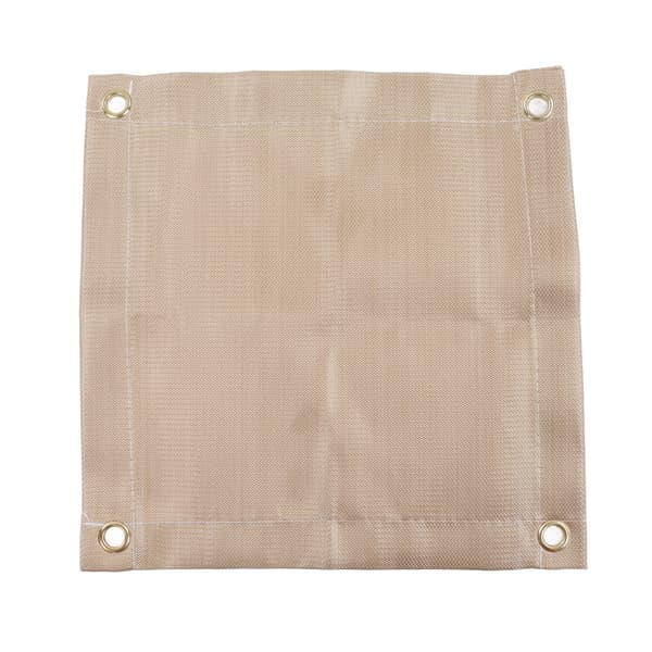Brandsikker Måtte Glasfiber, 30x30cm, Høj Temperaturbestandig, Bålpladsmåtte til BBQ Camping