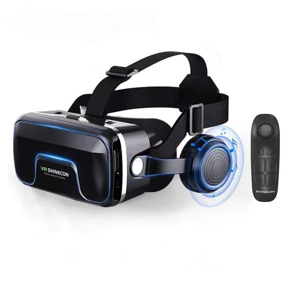VR-headset 3D Virtual Reality-glasögon, justerbart huvudband, uppslukande upplevelse G04E