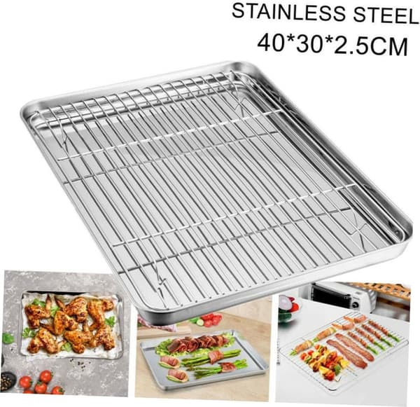 Non-stick stegepande til udendørs grill, churrasco-stegning, camping og grillning