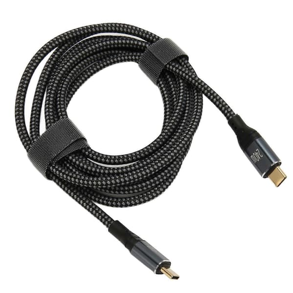 C til C PD3.1 240W Hurtigopladning 2m 480Mbps E Mark2.0 Chip Universal til Han USB C Forlængerkabel