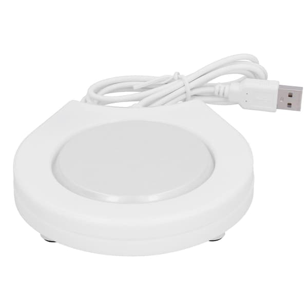 USB-oppvarmet koppvarmer-underlag, plug-in vakuummatte for kontorkaffe og melk