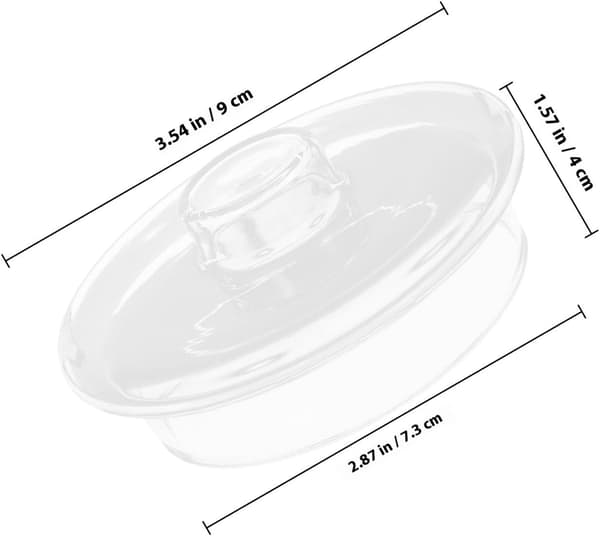Tekande låg i borosilikatglas med pingvin design, erstatning til brygning af løs te