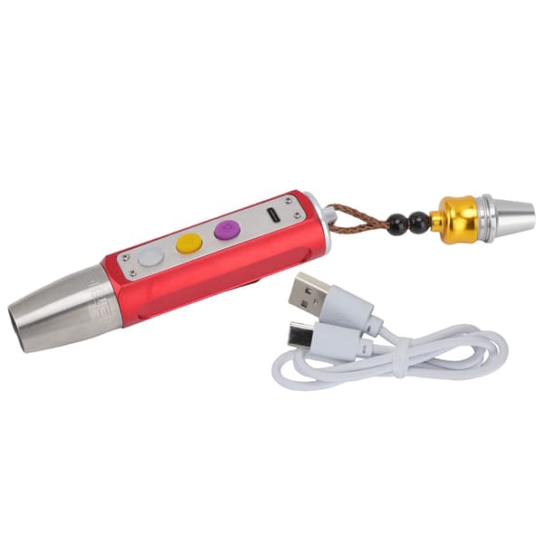 Ædelstenslys, 4 lystilstande, USB-opladning, aluminiumslegering, jadevurderingslys til smykker