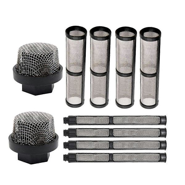 Airless Spray Filter Screen Set 3 Typer Sugrör Filter Screen Spray Pump Inner Core Filter Scr Black