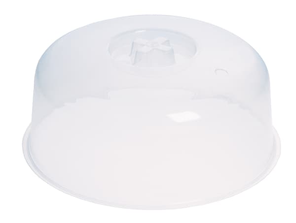 Mikrovågsugnsskydd, 23 cm, Transparent, Stänkskydd, Fuktlås