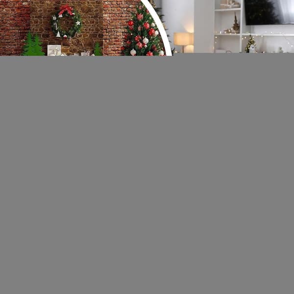 Hund Julkalender 2025, 24-dagars akrylhänge, 11x7,9 tum