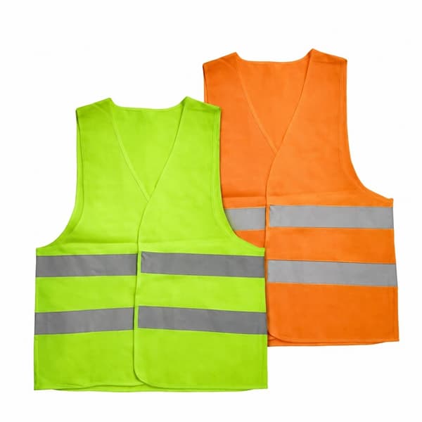Reflexväst för barn och vuxna, orange, hög synlighet, polyester, utomhuspromenader och löpning Barn - Orange