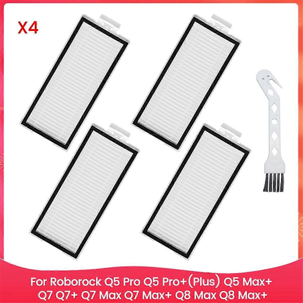 Vaskbart filter til Q5 Pro Q5 Pro+(Plus) Q5 Max+ + Max Max+ Q8 Max Q8 Max+ robotstøvsuger As Shown