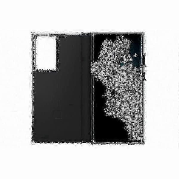 Til Galaxy S22 Ultra 5g Clear View Cover Case - Sort zxin