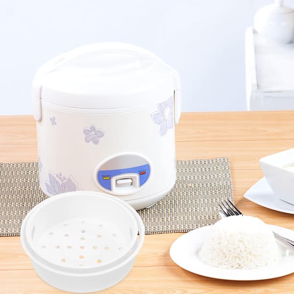 Plastdampkurvsæt med håndtag 2 stk. (3L & 5L) til riskoger og madlavning
