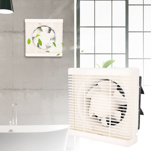 Vægmonteret udsugningsventilator, støjsvag, ventilationssystem til køkken og badeværelse