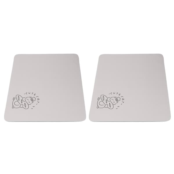 2-pack kaffebarmatta, 40x50cm, halkfri vattentät absorberande diskmatta för köksbänk