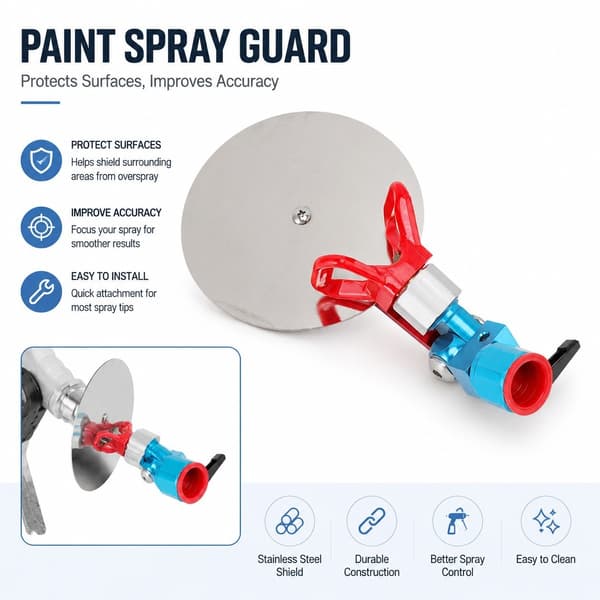 7/8 tommer Airless Spray Guide Tilbehør, Højtrykssprøjteværktøj, Universal