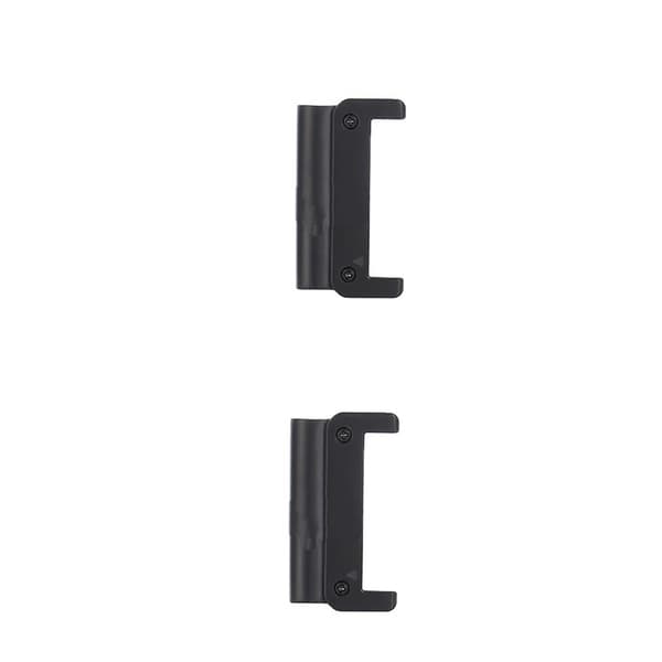 Urremforbinder, sort, 20 mm, 316L rustfrit stål, kompatibel med Garmin Fenix 6X/5X