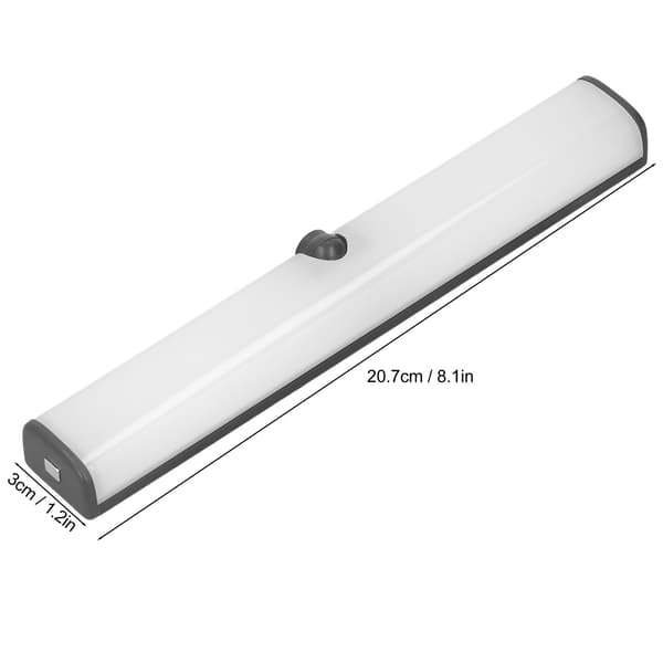 Trådløse LED-underskabslys, magnetisk bevægelsessensor, 600mAh genopladelig, natlys til skab