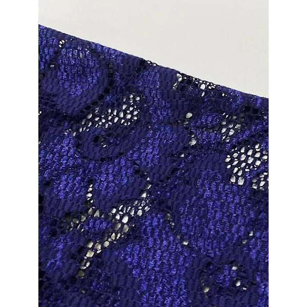 Linje Plus Size Klänning Vem Spets BLACK L
