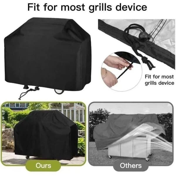 Grillovertræk, Vandtæt Vindtæt UV-resistent, Nylon PVC-belagt, 80*66*100cm