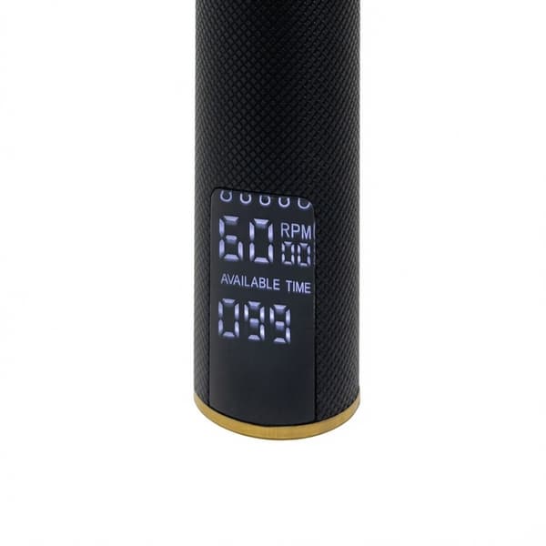 Skægtrimmer til mænd, ledningsfri hårklipper med LCD-display, 3 hastigheder, genopladelig, 16 cm