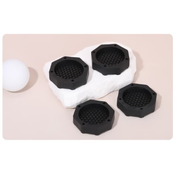 4-pack antivibrationsdynor för tvättmaskin, halkfria i silikon, bullerreducerande