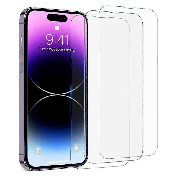 3 kpl - iPhone 15 Pro panssarilasi näytönsuoja