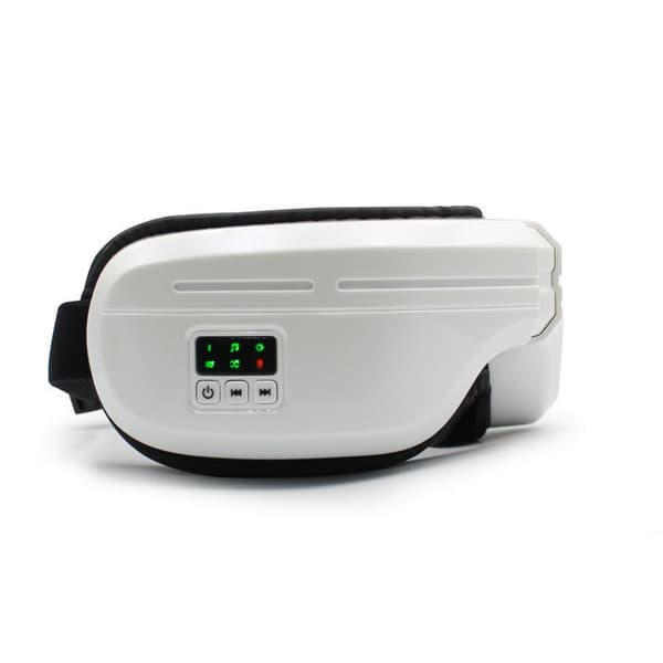 Øjenmassager med musikterapi, hvid, vibration og varme, afslapning