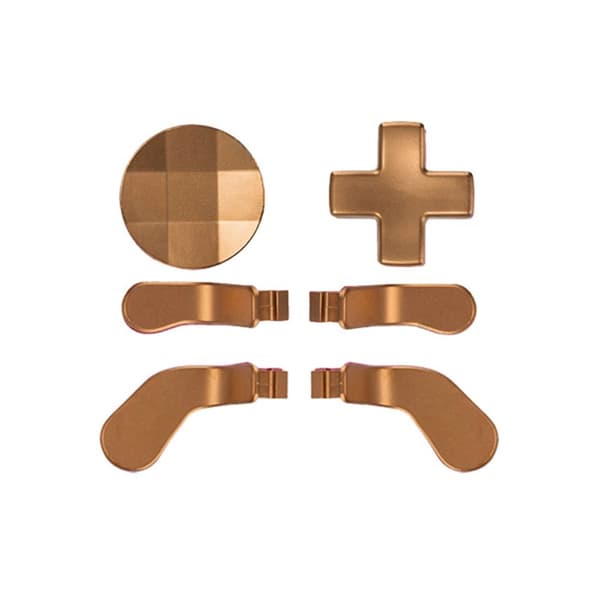Tommelfingergreb, paddles og D-Pad til Xbox One Elite & Elite Series 2 Controller, Guld, 6 dele