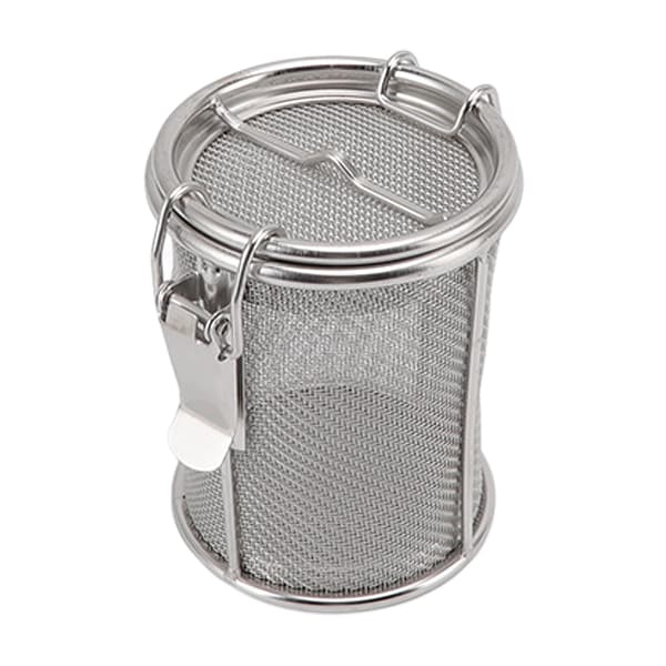 Tekugle-infuser i rustfrit stål, krydderisi med forlænget kædekrog