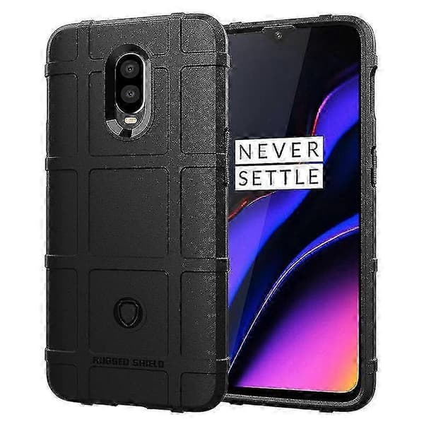 TPU Carbon Fiber Cover til OnePlus 6 Sort Mfkj-1179