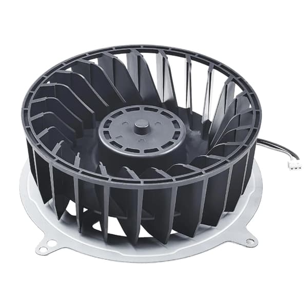 PS5 Intern Køleventilator Udskiftning 23-Bladet - Sort ABS/Metal Konsol Demo Del til Effektiv Varmeafledning