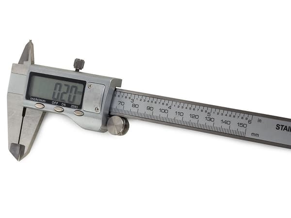Digital skyvelære 0-150 mm, rustfritt stål, 0,02 mm nøyaktighet, elektronisk mikrometer