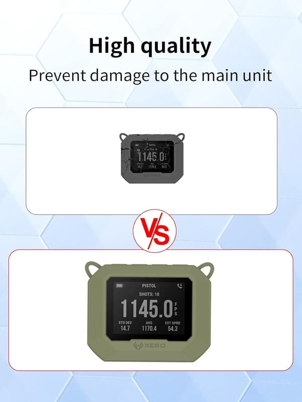 Silikonfodral för Garmin Xero C1 Pro Chronograph, Mjukt Skyddsfodral