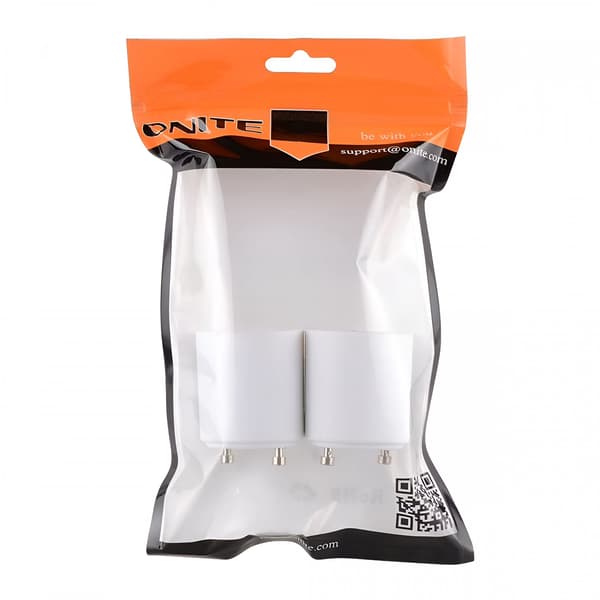 GU24 - E26 E27 -sovitin LED-lampulle, ruuvattava pistorasiamuunnin, 2 kpl