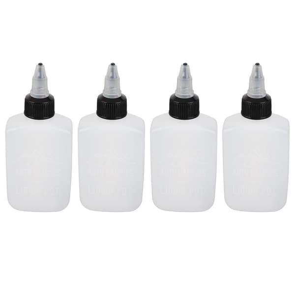 4 stk 100ML Krydderflasker, Bærbar Forseglet Oljedispenser for BBQ Camping