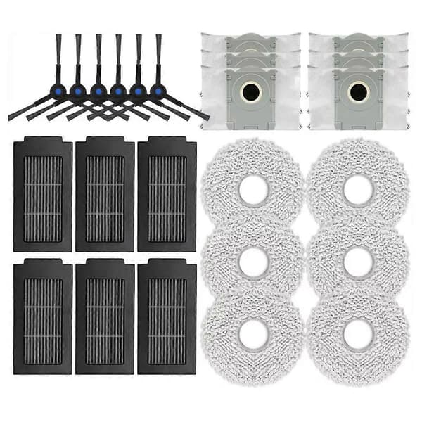 For Ecovacs Deebot T50 Pro Omni Erstatningstilbehør Sidebørste Hepa Filter Moppeklut Støvpose As Shown