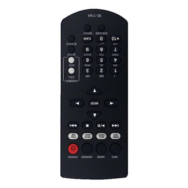 Erstatningsfjernkontroll RC-1164 for Denon AV-receiver system DNPF109 CD-spiller fjernkontroll