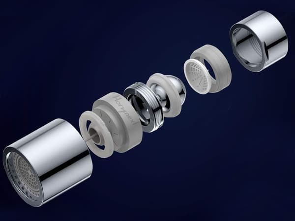 360° roterande kranadapter, vattenluftare, dubbelläge, universal, 22 mm