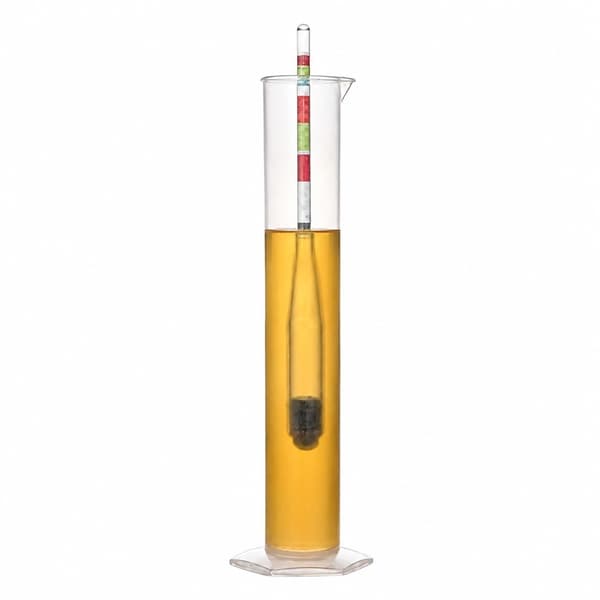 Vinsukkermåler Alkoholhydrometer for hjemmebrygging, øl- og mjødproduksjon, alkoholtesting