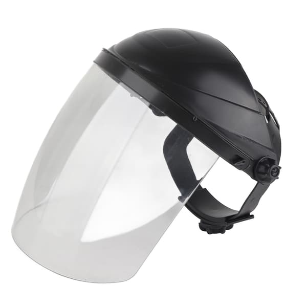 Klar säkerhetsansiktsskärm, slipmaskvisir, ögonskydd