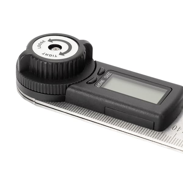 Digital vinkelmåler og gradskive 2-i-1 vinkellinjal for trearbeid