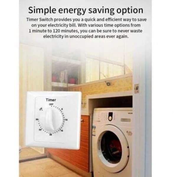 220V Pump Timer Switch, 30min, Elektronisk Mekanisk Nedräkningsuttag, Hög Prestanda