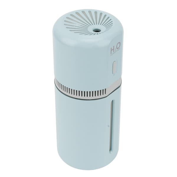 180 ml billuftfukter, bærbar kjølig tåke, USB-lading, blå, med nattlys pink colour